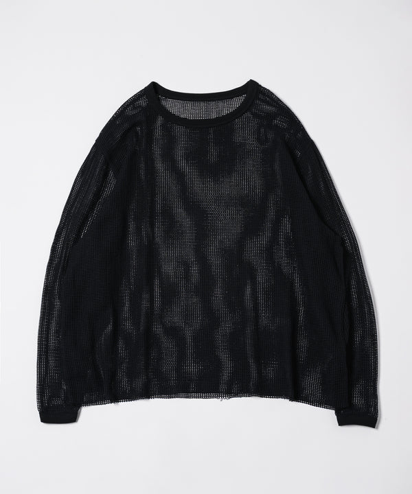 【予約】AFF AIVER　カットオフメッシュプルオーバー