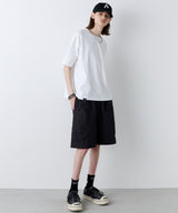 AIVER　30/2ウォッシュ天竺ガゼットポケットコンパクトS/S TEE