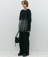 AFF AIVER　グラデーションブリーチレイヤードロンTEE