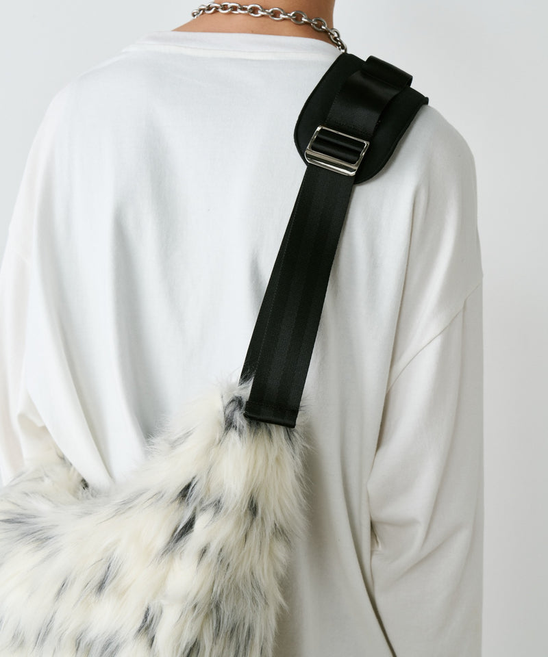 【予約】AIVER Atelier Made　ミックスファーショルダーバッグ