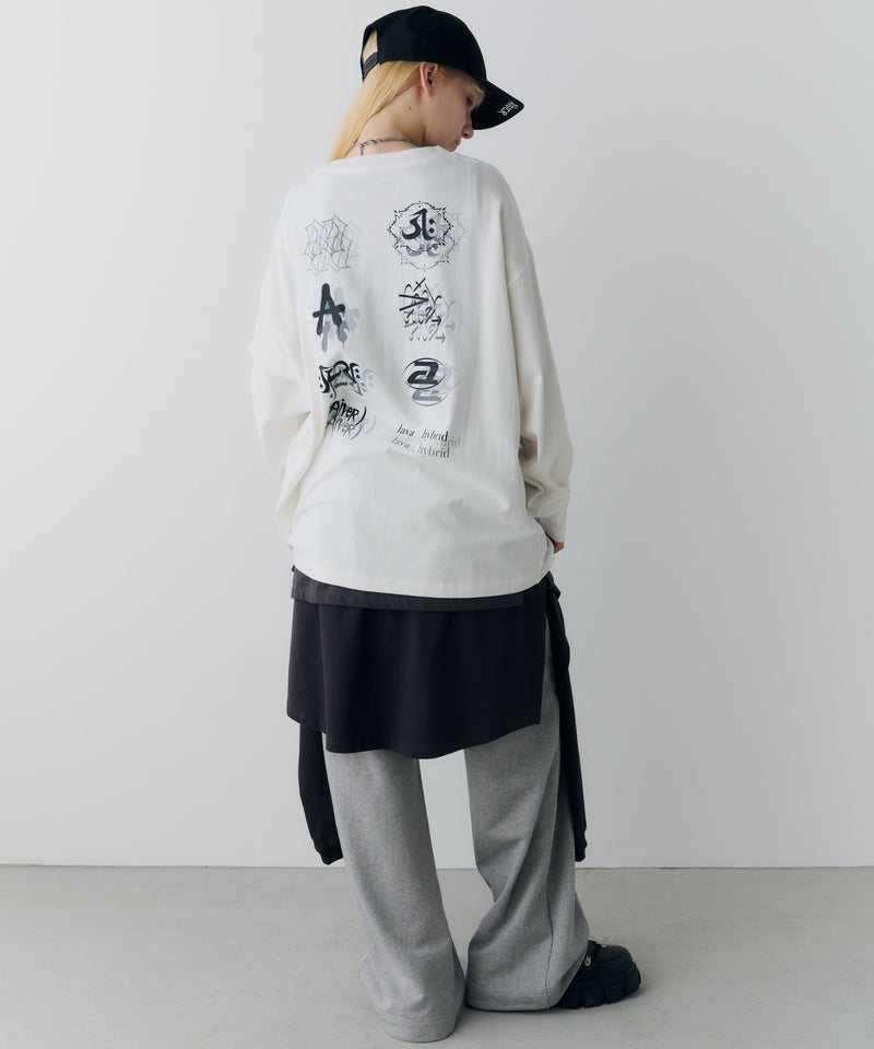 【予約】AIVER　エラープリントL/S TEE