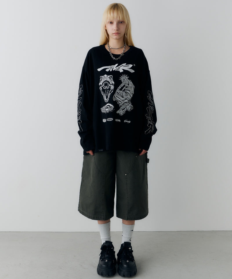 Johann×AIVER　刺繡L/S TEE