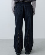 AIVER　ボンテージデニムベイカーパンツ