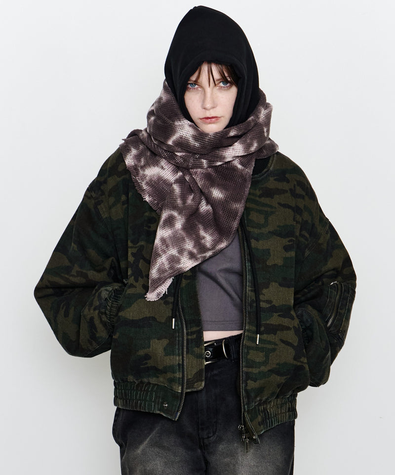 【予約】AFF AIVER　カットオフメッシュプルオーバー