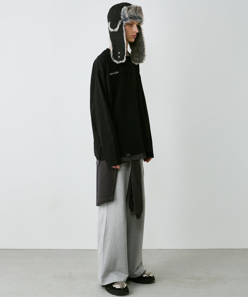 【予約】AIVER　30/2ウォッシュ天竺フットボールL/S TEE