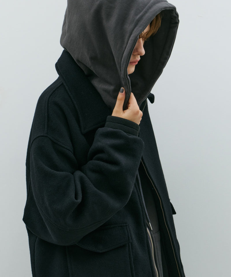 【予約】AFF AIVER　ウールメルトンフライトジャケット