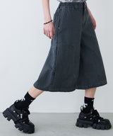 AIVER　ワイドクォーターダブルニーパンツ