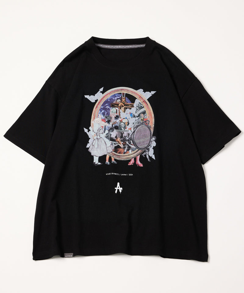 岡本奇太郎×AIVER　ワンダーランドS/S TEE