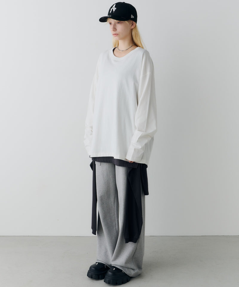 【予約】AIVER　エラープリントL/S TEE