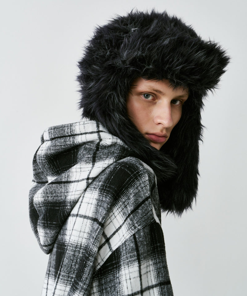 【予約】AIVER Atelier Made　ミックスファーフライトキャップ