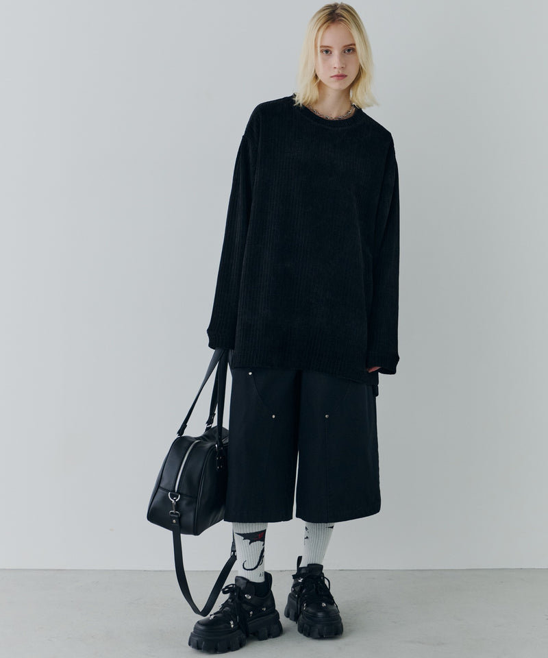 【予約】AFF AIVER　モールニットビッグプルオーバー
