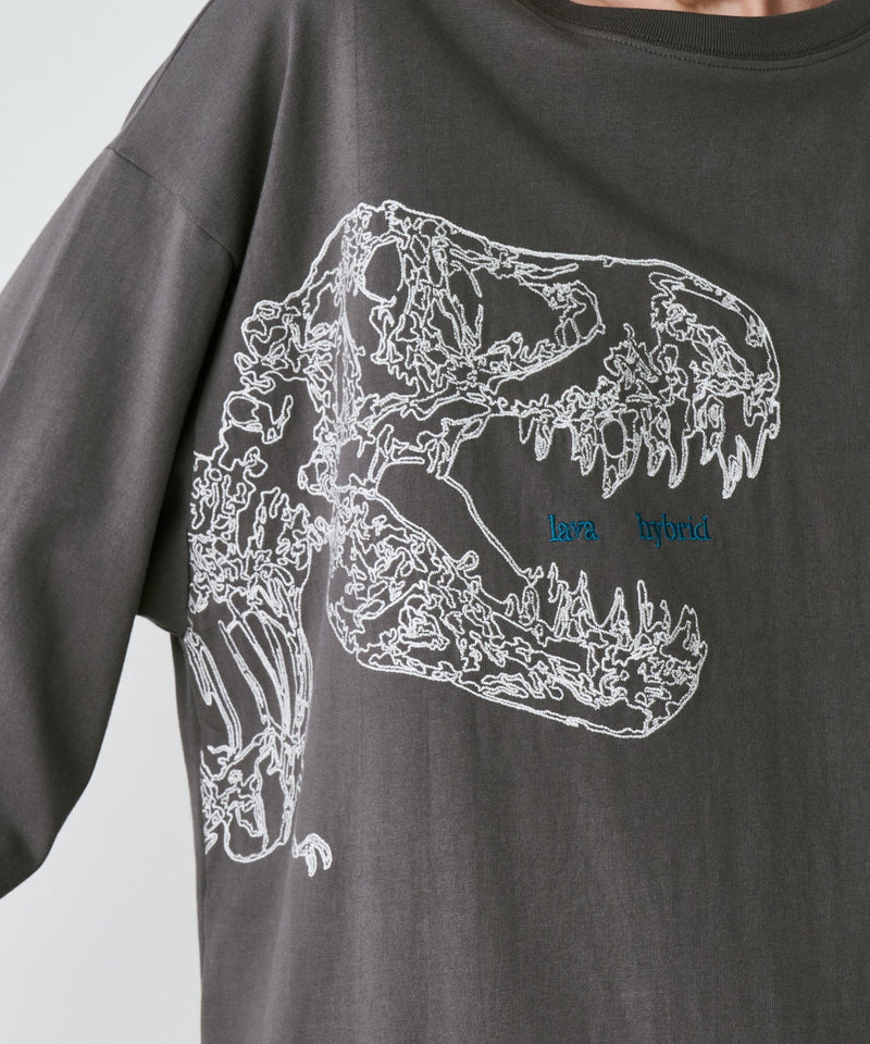 AIVER　レックス刺繍L/S TEE