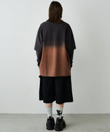 【予約】AFF AIVER　グラデーションブリーチレイヤードロンTEE
