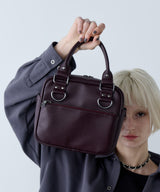 【ONLINE STORE先行予約】AFF AIVER　スクエアミニボストンバッグ