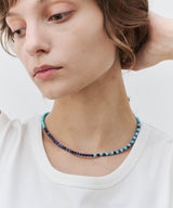 AFF AIVER　　天然石カットビーズネックレス　MADE IN JAPAN