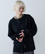 【ONLINE STORE先行予約】AFF AIVER　16/-ウォッシュ天竺ワイドスリーブL/S TEE