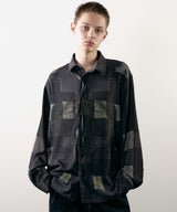 【ONLINE STORE先行予約】AIVER　トロンプルイユボロ転写シャツ