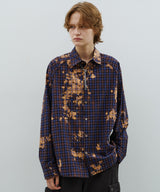 AFF AIVER　ブリーチラグランチェックシャツ