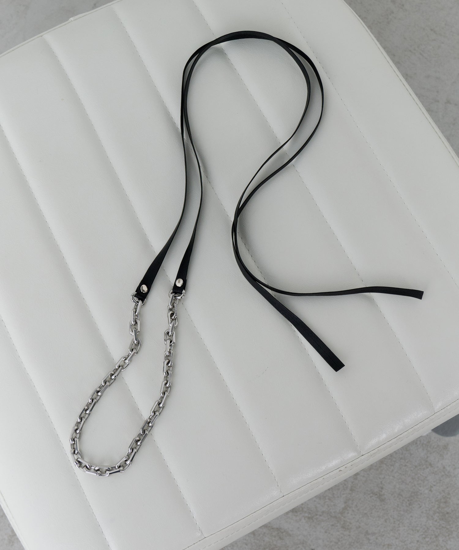 【予約】AFF AIVER　サージカルボールチェーンハイブリッドコードネックレス