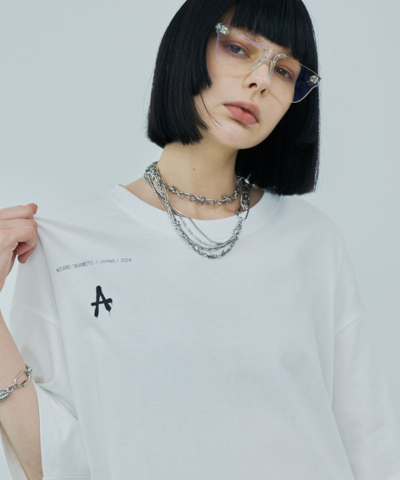 岡本奇太郎×AIVER　フェイスS/S TEE