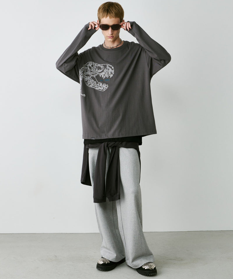 AIVER　レックス刺繍L/S TEE