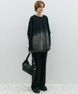 AFF AIVER　グラデーションブリーチレイヤードロンTEE