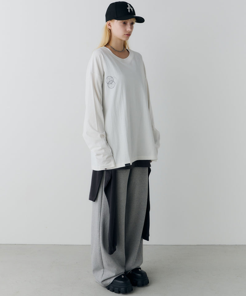 【予約】AIVER　エラープリントL/S TEE