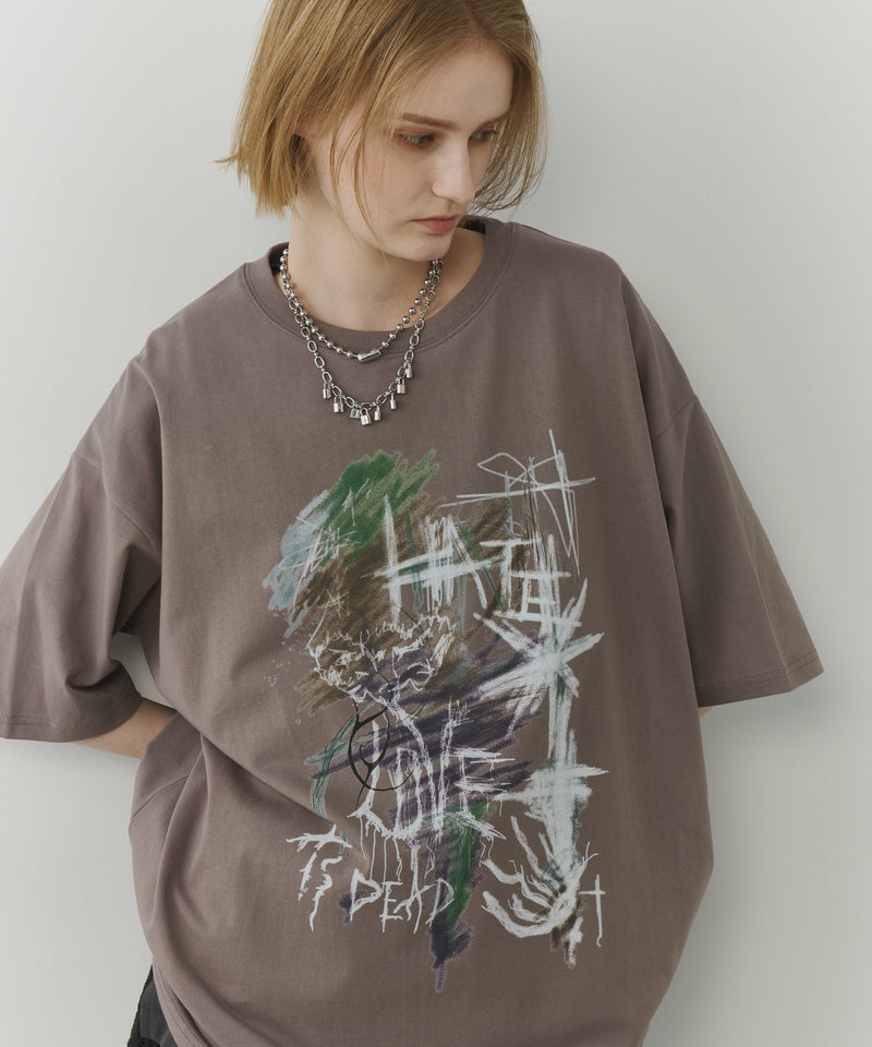 【予約】AIVER　スクリブルS/S TEE