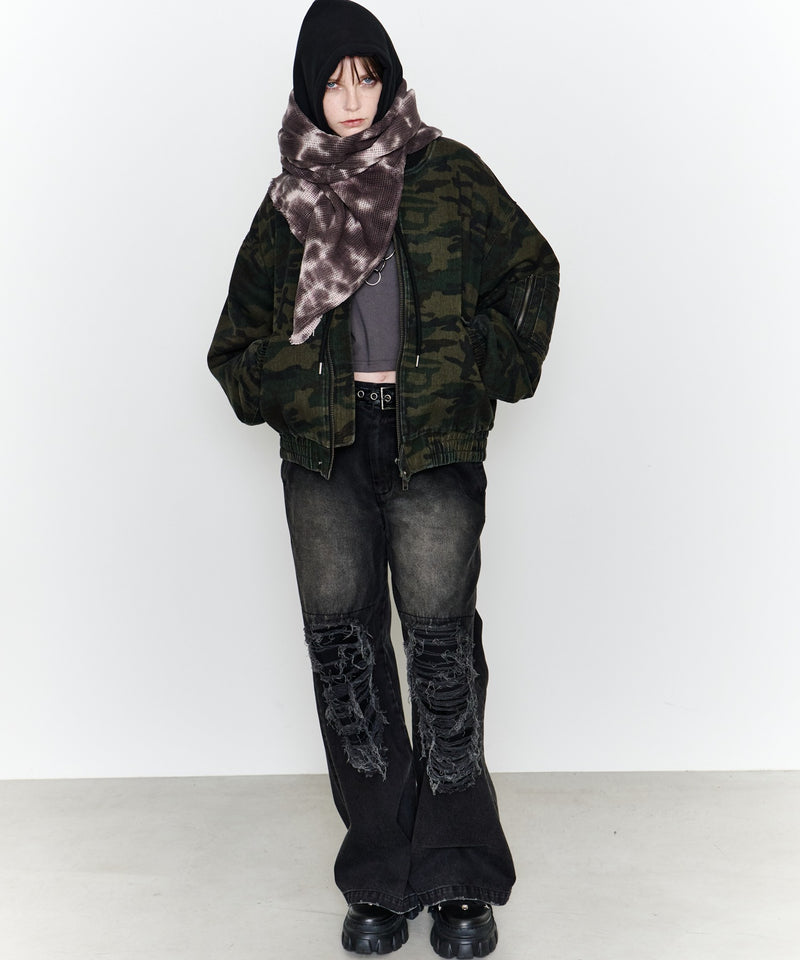 【予約】AFF AIVER　カットオフメッシュプルオーバー