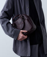 【ONLINE STORE先行予約】AFF AIVER　スクエアミニボストンバッグ