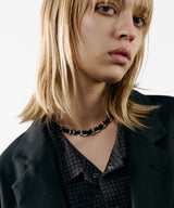 【ONLINE STORE先行予約】AFF AIVER　編み込みチェーンチョーカーネックレス　MADE IN JAPAN