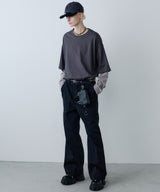 【ONLINE STORE先行予約】AFF AIVER　ワッフルレイヤードL/S TEE