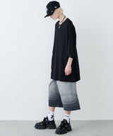 AIVER　16/‐ウォッシュ天竺モンスターS/S TEE