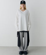 【予約】AIVER　エラープリントL/S TEE