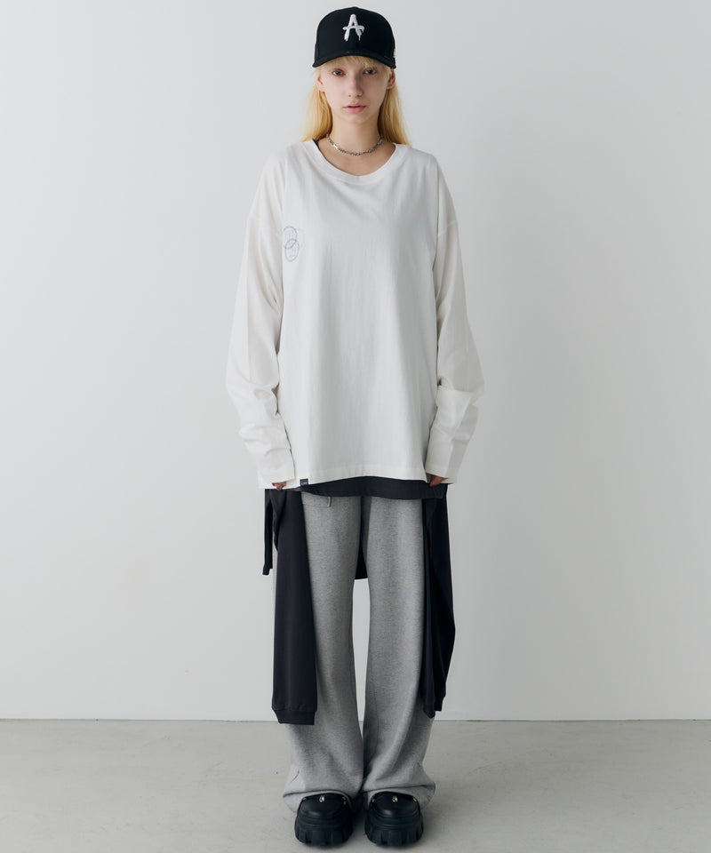 【予約】AIVER　エラープリントL/S TEE