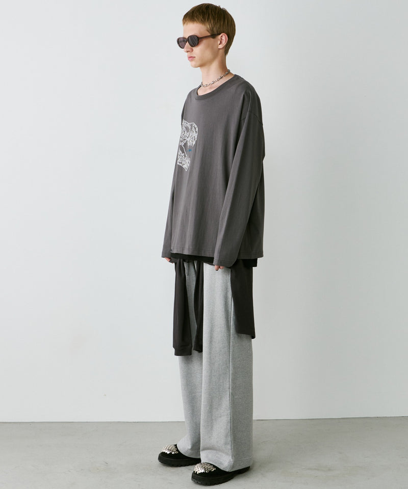 AIVER　レックス刺繍L/S TEE