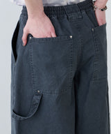 AIVER　ワイドクォーターダブルニーパンツ