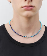 AFF AIVER　　天然石カットビーズネックレス　MADE IN JAPAN