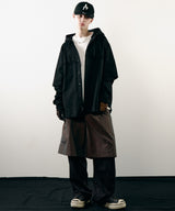 【ONLINE STORE先行予約】AIVER　レイヤードカットオフツイルシャツ