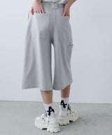 AFF AIVER　ドライスウェットワイドクォーターパンツ