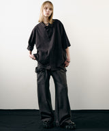 model：H172 B76 W59 H86 着用サイズ：MEDIUM　(チャコールグレー)