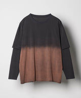 【予約】AFF AIVER　グラデーションブリーチレイヤードロンTEE