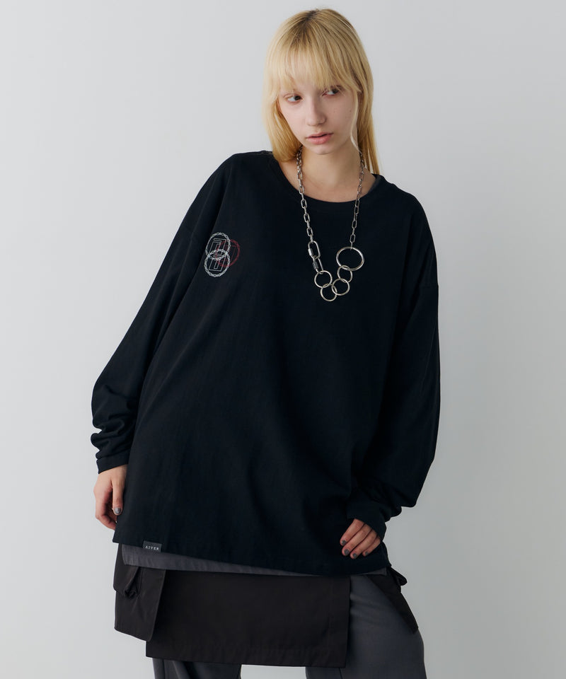 【予約】AIVER　エラープリントL/S TEE