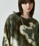 【予約】AFF AIVER　ムラ染めニットL/S TEE