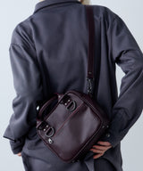 【ONLINE STORE先行予約】AFF AIVER　スクエアミニボストンバッグ