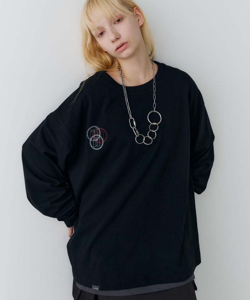 【予約】AIVER　エラープリントL/S TEE