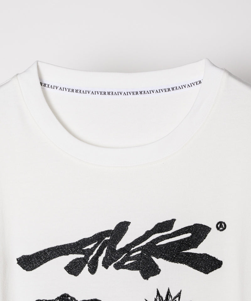 Johann×AIVER　刺繡L/S TEE