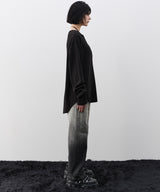 【予約】AIVER　ヘビーワッフルヘンリーネックL/S TEE