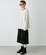 【予約】AIVER　30/2ウォッシュ天竺フットボールL/S TEE