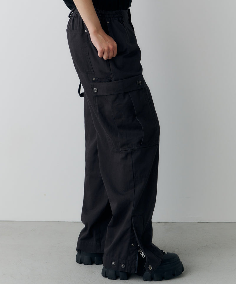 AFF AIVER　バイオウォッシュダブルニーカーゴパンツ